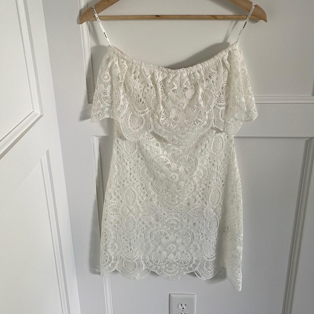 BB Dakota white lace dress size 0